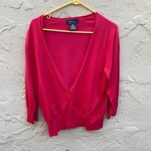 Red Cardigan - George